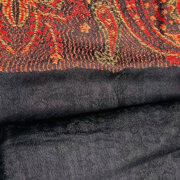 Vintage 100% Pashmina Scarf – Central Asian Design - Picture 3 of 4